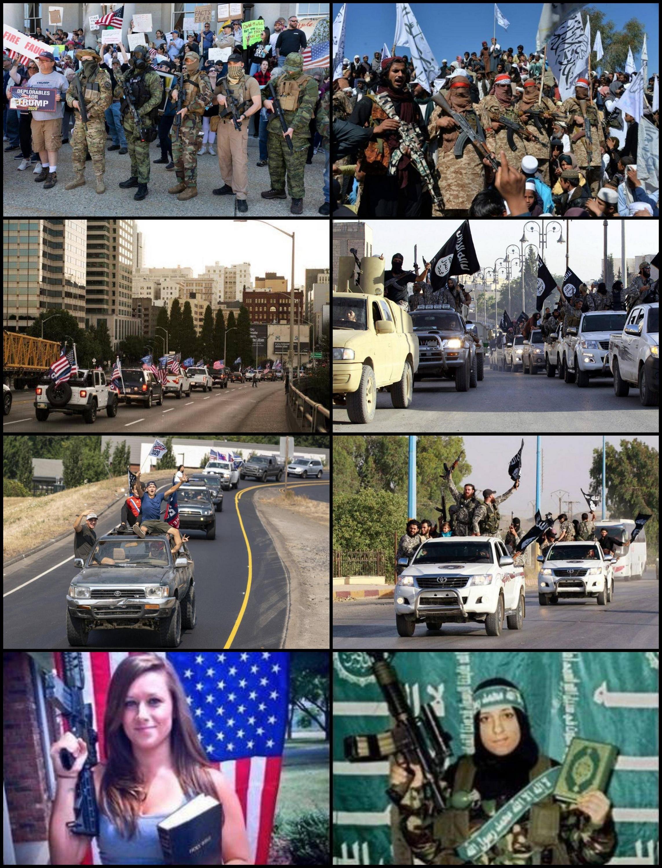 Trump-Anhänger oder ISIS?